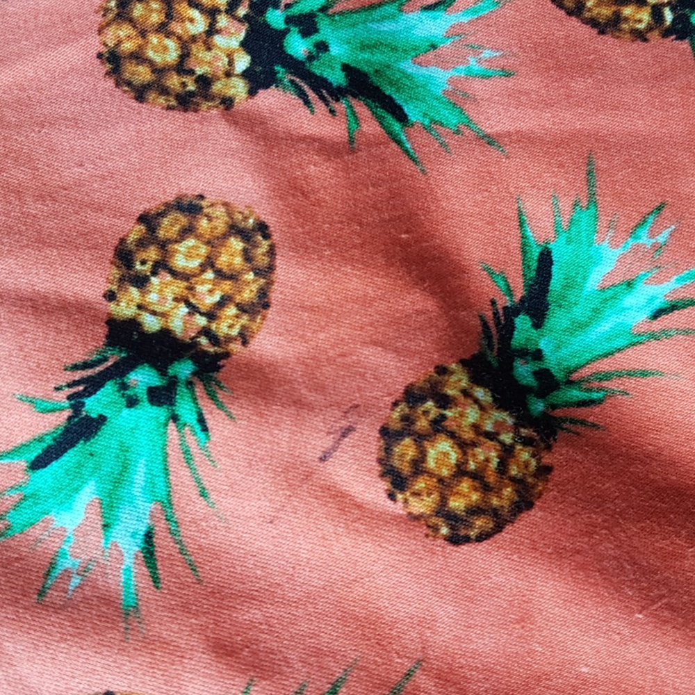 Ixia Summer Fun Tropical Pineapple Print Dress | Size Medium - Picture 8 of 14